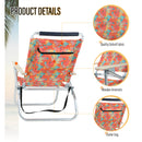 Alpha Camp Set of 2 Folding Beach Chair 3 Adjustable Position Backpack Beach Chairs with Cooler Bag Support 250lbs