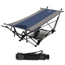 ALPHA CAMP Portable & Comfortable Hammock with Foldable Stand for Outdoor Relaxation