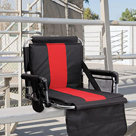 Stadium Seats - Bleacher Cushion Set with Padded Back Support, Armrests by  Home - Complete