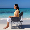 ALPHA CAMP Deluxe Plush Dorm Chair Oversized Moon Chair