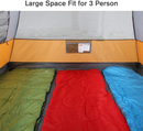ALPHA CAMP 3 Person Backpacking Camping Tent