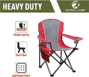 Alpha Camp Oversized Folding Arm Camping Chair