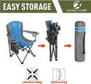 Alpha Camp Oversized Folding Arm Camping Chair