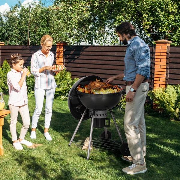 Weber kettle grill sales thermometer