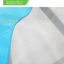 Alpha Camp Blue Folding Mesh Canopy Camping Chair