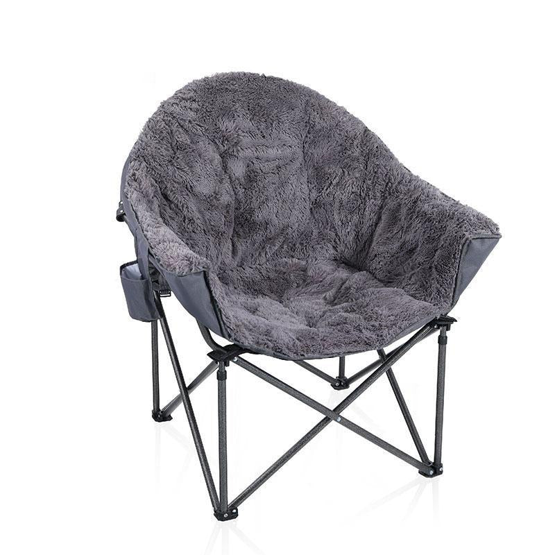 ALPHA CAMP Deluxe Plush Dorm Chair Oversized Moon Chair