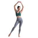 ALPHA CAMP Jacquard Wideband Waist Sports Pants Tummy Control Workout Running Yoga Leggings