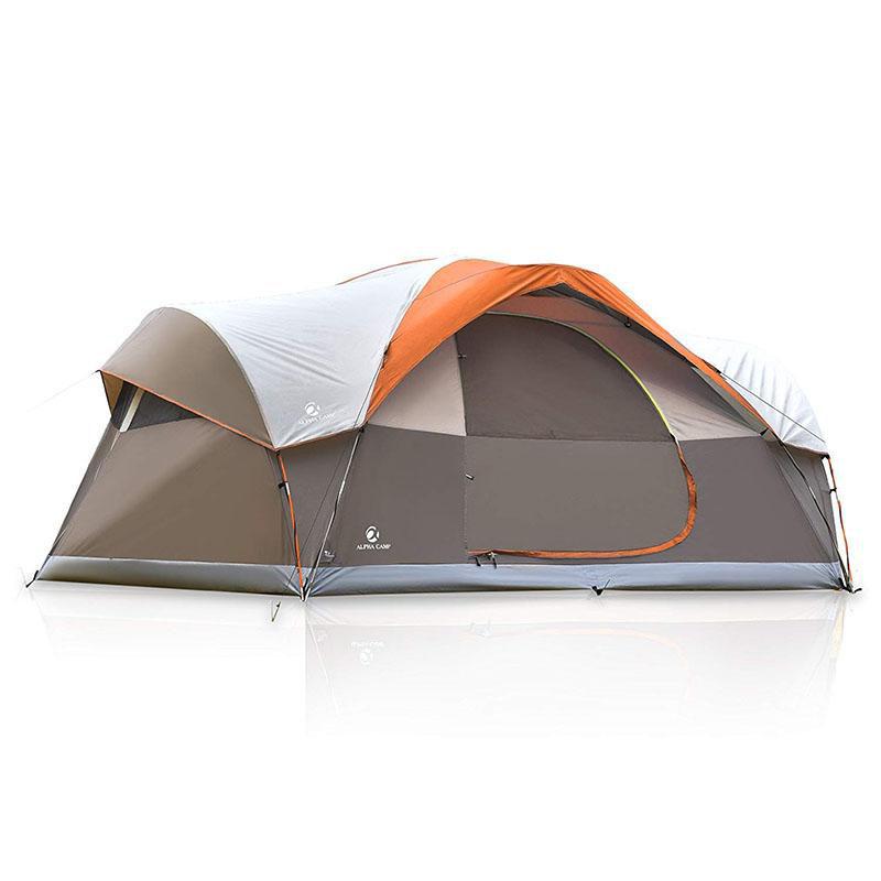 ALPHA CAMP Camping Tents 8 Person Tent Waterproof Family Tent
