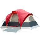 ALPHA CAMP 6 Person Camping Tent Extended Dome Design