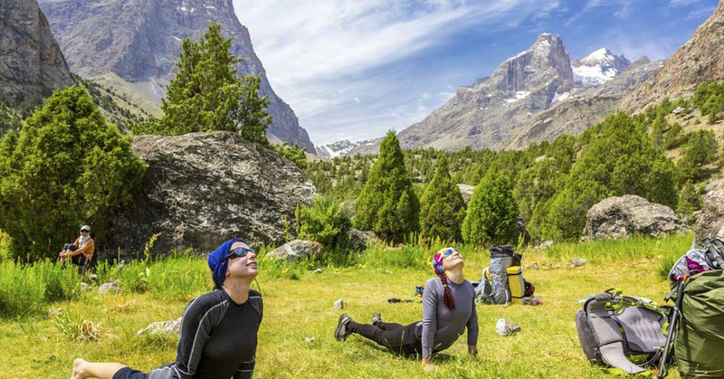 How to exercise during camping?