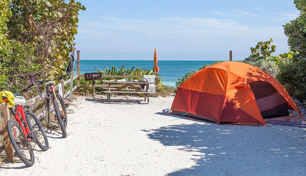 Tips for beach camping.
