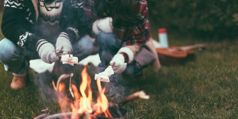 Food tastes better over a campfire, doesn't it?