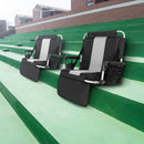 ALPHA CAMP Folding Stadium Seat Chair for blenchers with Arm Rest, Outdoors