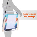 Alpha Camp Set of 2 Aluminum Portable Folding Beach Chair 5 Position Adjustable Backrest Camping Chair With Cooler Bag