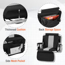 ALPHA CAMP Folding Stadium Seat Chair for blenchers with Arm Rest, Outdoors