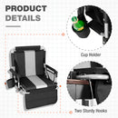 ALPHA CAMP Folding Stadium Seat Chair for blenchers with Arm Rest, Outdoors