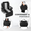 ALPHA CAMP Folding Stadium Seat Chair for blenchers with Arm Rest, Outdoors