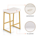 ALPHA CAMP Set of 2 Counter Height Bar Stools