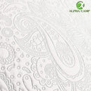 ALPHA HOME 3-Piece Bed Quilt Lightweight Bedspread Set Twin Size 68" x 90", 1 Embossing Bedspread, 1 Pillow case 20" x 26", Machine Washable Bed Quilt Comforter Bedding Set Duvet Cover, Ivory