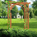Classic Style Seedling Soar Master Cedar Wooden 63"x23.5"x84.5" Superior Outside Arbor Arch Pergola Trellis Wood Garden Yard Lattice