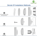 ALPHA CAMP 40 LED Closet Light, Portable USB Rechargeable Sport Cupboard Light, Stick on Anywhere Magnetic LED Night Light,Black