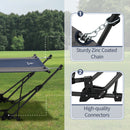 ALPHA CAMP Portable & Comfortable Hammock with Foldable Stand for Outdoor Relaxation