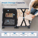 Royalsac 20 Inch Aluminum Frame Carry-On Luggage with Front Opening