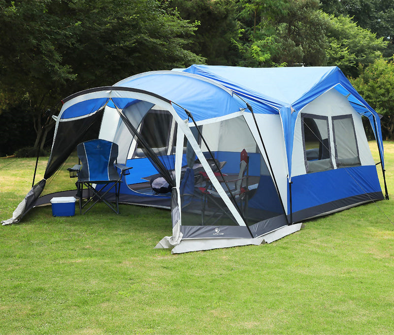best tent for 10 person Alpha Camp 19' x 12' Family Camping Tent for 10-12 Person