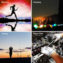 ALPHA CAMP 40 LED Closet Light, Portable USB Rechargeable Sport Cupboard Light, Stick on Anywhere Magnetic LED Night Light,Black