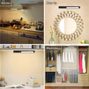 ALPHA CAMP 40 LED Closet Light, Portable USB Rechargeable Sport Cupboard Light, Stick on Anywhere Magnetic LED Night Light,Black