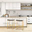 ALPHA CAMP Set of 2 Counter Height Bar Stools