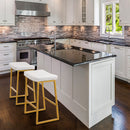 ALPHA CAMP Set of 2 Counter Height Bar Stools