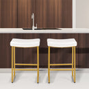 ALPHA CAMP Set of 2 Counter Height Bar Stools