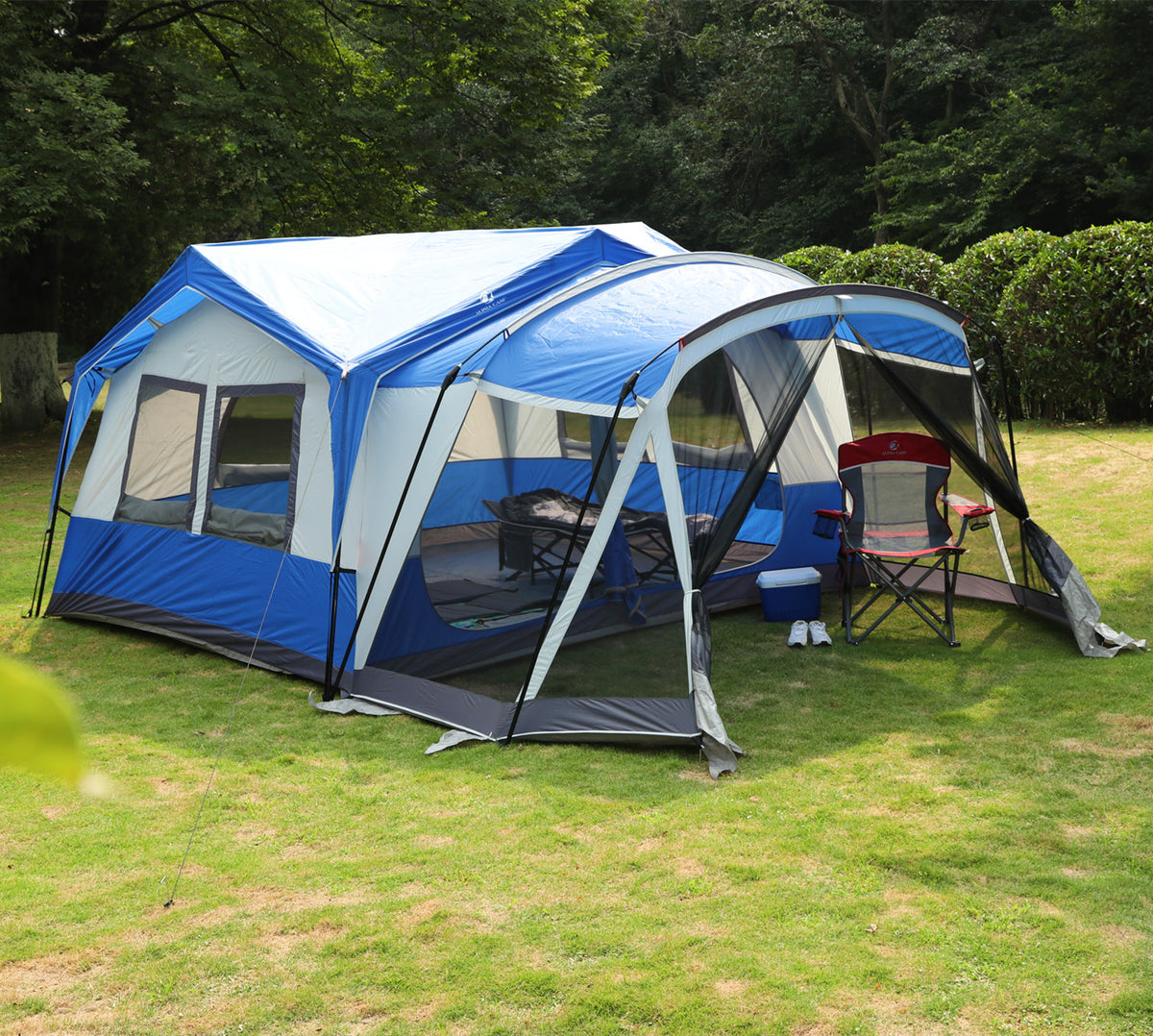 family tent capalonga Alpha Camp 19' x 12' Family Camping Tent for 10-12 Person