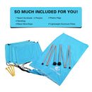 ALPHA CAMP 7.6ft x 7.2ft UPF 50+ Beach Shade Tent with Sandbag Anchors