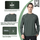 ALPHA CAMP Men’s Quick Dry Crew Neck Long Sleeve T Shirts Workout Athletic Running Gym Shirts for Men