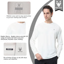 ALPHA CAMP Men’s Quick Dry Crew Neck Long Sleeve T Shirts Workout Athletic Running Gym Shirts for Men