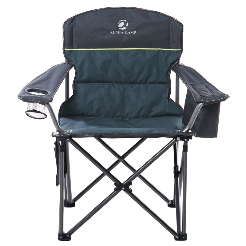 ALPHA CAMP Oversized Camping Director Chair Heavy Duty Frame Collapsib – Alpha  Camp Gear