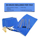 ALPHA CAMP 7.6ft x 7.2ft UPF 50+ Beach Shade Tent with Sandbag Anchors