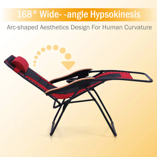 Alpha Camp Padded Zero Gravity Lounge Chair