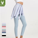 ALPHA CAMP Sports skirt Sports Fitness Yoga skirt cover buttocks slim skirt dance ballet short skirt Yoga clothes