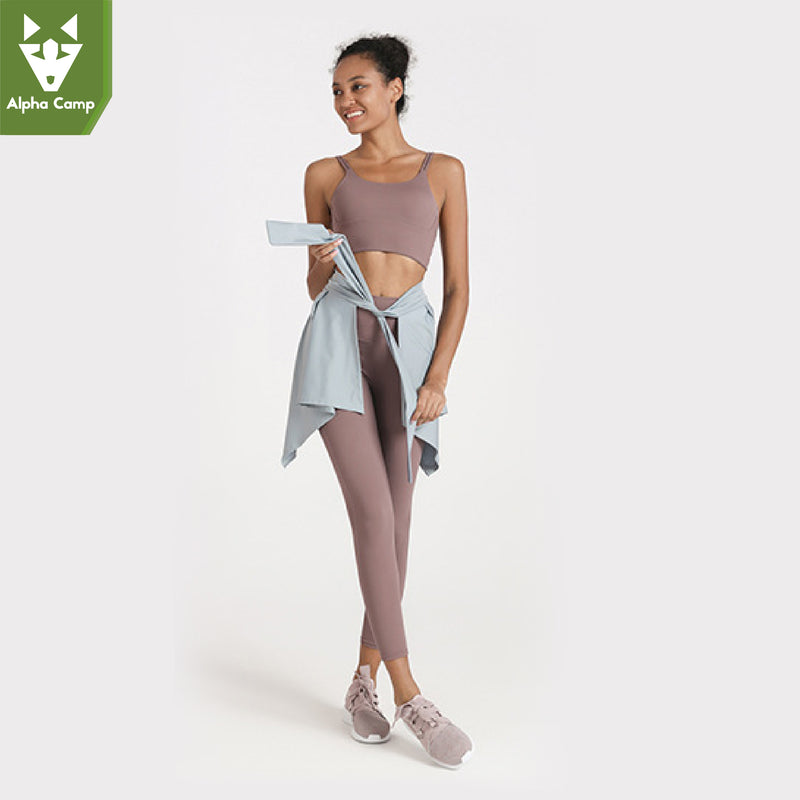 ALPHA CAMP Sports skirt Sports Fitness Yoga skirt cover buttocks slim skirt dance ballet short skirt Yoga clothes