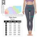 ALPHA CAMP High Waist Yoga Pants with Pockets, Tummy Control Exercise Shorts Workout Running Yoga Leggings for Women