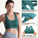 Women's Fitness Workout with Jacquard diamond Yoga Bra