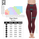 ALPHA CAMP High Waist Yoga Pants with Pockets, Tummy Control Exercise Shorts Workout Running Yoga Leggings for Women