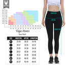 ALPHA CAMP High Waist Yoga Pants with Pockets, Tummy Control Exercise Shorts Workout Running Yoga Leggings for Women