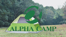 ALPHA CAMP 3 Person Backpacking Camping Tent