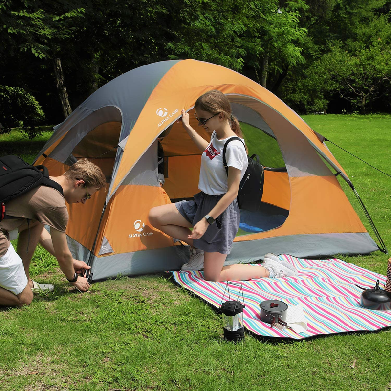 camping terza ALPHA CAMP 3 Person Backpacking Camping Tent