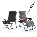 Alpha Camp Oversize Padded Zero Gravity Lounge Chair with Massage
