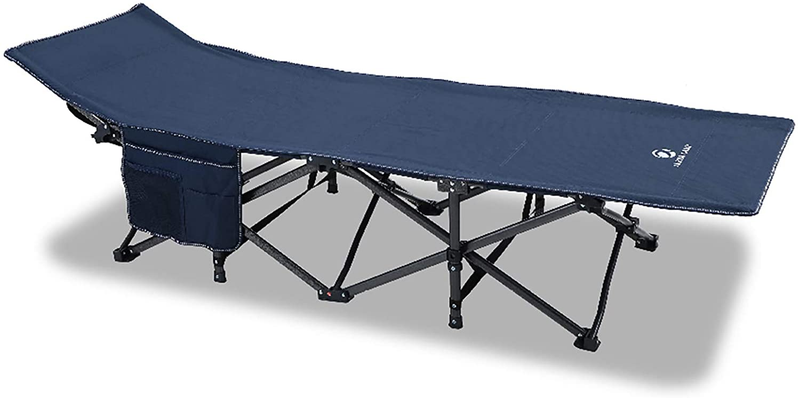 ALPHA CAMP Oversized Camping Cot Supports 600 lbs Sleeping Bed Folding Steel Frame Portable with Carry Bag